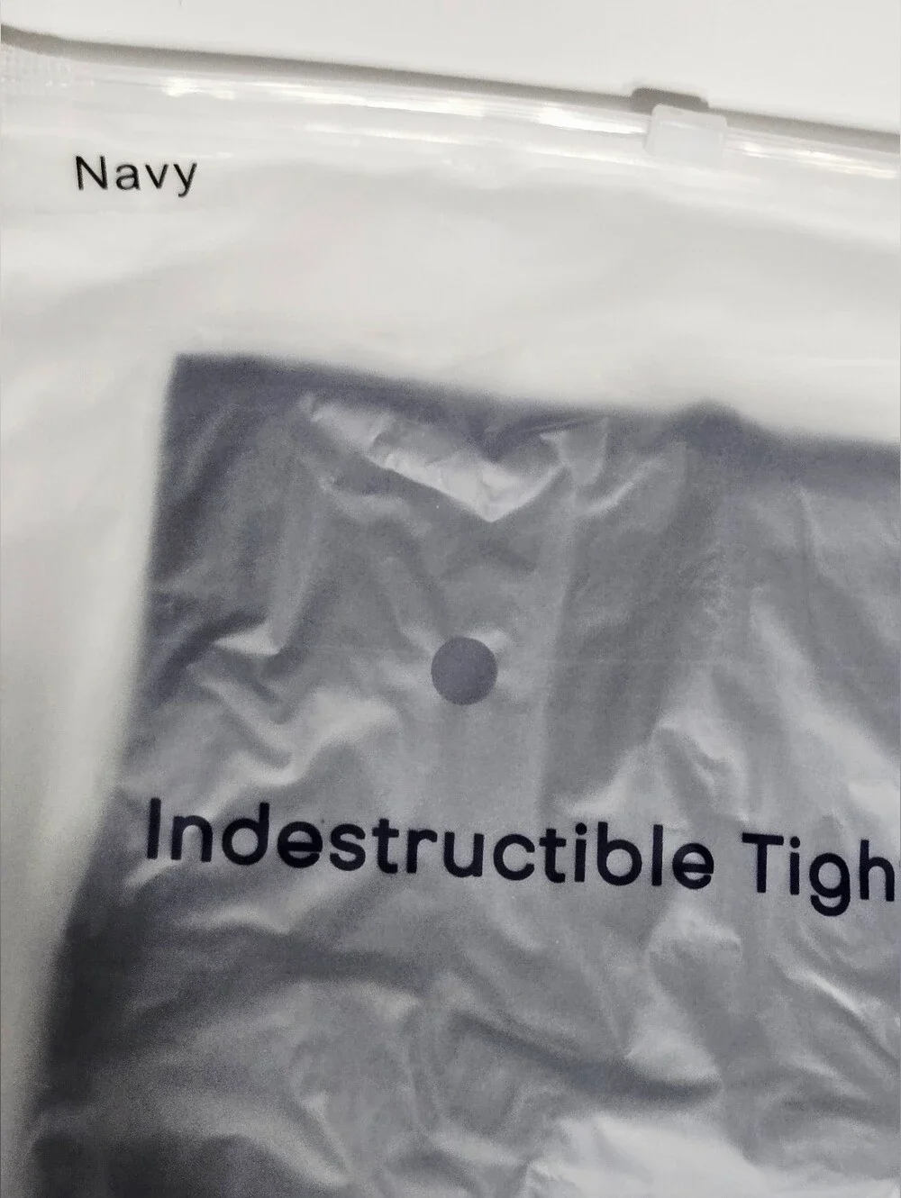 Women’s Indestructible Tights Navy Blue Size XL Sheer Pantyhose New